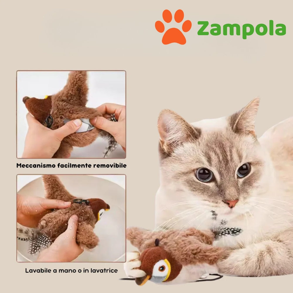 LittleBird™ - Uccellino giocattolo volante per gatti